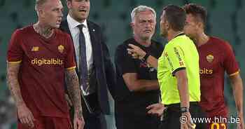 José Mourinho en AS Roma door het lint: woedende Romeinen krijgen vier (!) rode kaarten in oefenduel - Het Laatste Nieuws