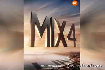 Mi Mix 4 Design Tipped by Promotional Poster Ahead of Launch, Reservations Reportedly Exceed 2,30,000