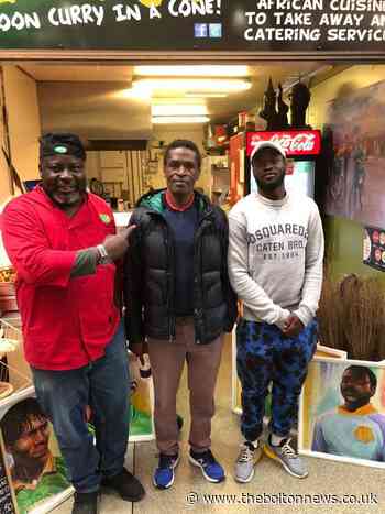 World Cup star visits pal at Bolton Market - The Bolton News