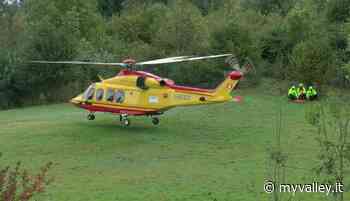 Donna cade da una scala, elisoccorso a Clusone - MyValley.it