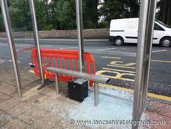 Shelters smashed on two-mile Burnley to Padiham bus route