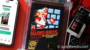 Super Mario Bros Nintendo Game From 1985 Sold for $2 Million in a New Record