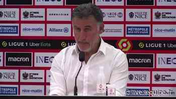 Foot - L1 - Nice : Galtier : «On a essayé de créer du jeu» - L'Équipe.fr