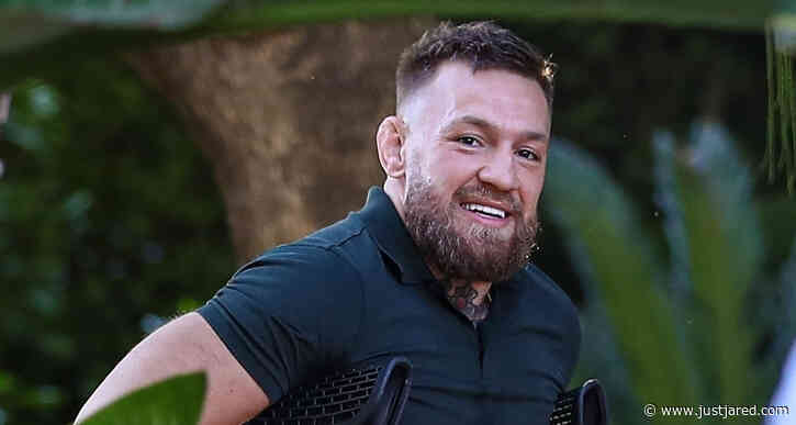 Conor McGregor Uses Crutches During Day Out with His Family