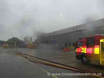 Fire breaks out at waste sorting centre in Edmonton