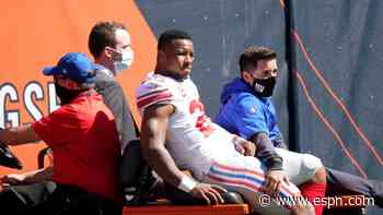 Giants RB Barkley activated and back at practice
