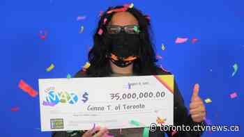 OLG reveals a Toronto man in his twenties just won the $35M jackpot