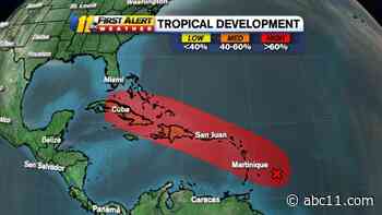 National Hurricane Center eyes 2 developing tropical disturbances in the Atlantic Ocean