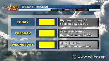 Yellow Alert issued through Wednesday