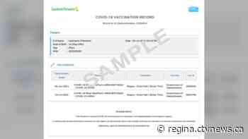 Printable COVID-19 vaccination record now available in Sask.