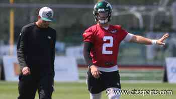 Jets head coach Robert Saleh preaches patience after Zach Wilson's Saturday scrimmage struggles