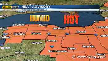 Yellow Alert Tuesday for heat &amp; storm potential