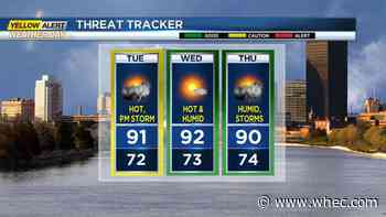 First Alert Weather: Hot and stormy week