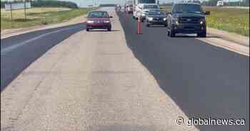 Impaired driving charges after car seen swerving through Saskatchewan work zone