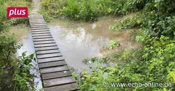 Heppenheim: Wenn der Hambach zum reißenden Fluss wird - Echo Online