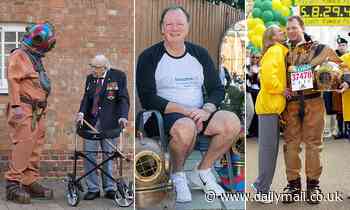 London Marathon dive suit fundraiser Lloyd Scott reveals he's battling cancer for a second time - Daily Mail