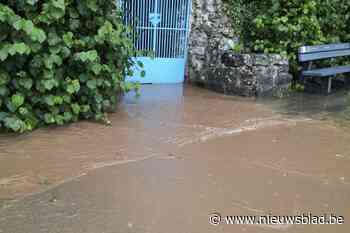 Wateroverlast na hevige regenval (Zwalm) - Het Nieuwsblad