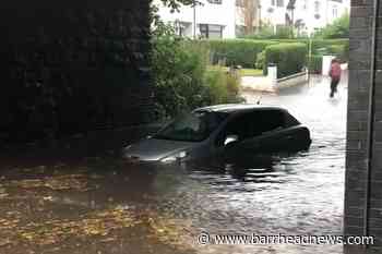 Heavy rain closes rail lines and forces driver to abandon car - Barrhead News