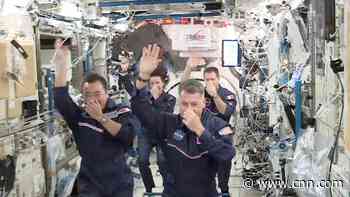 Zero-G gymnastics? Watch astronauts spoof the Olympics