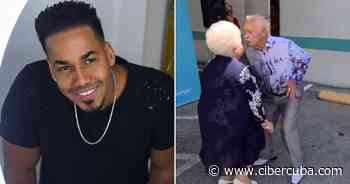 Los abuelos cubanos Celina y Filiberto de Miami conquistan a Romeo Santos y Bad Bunny bailando "Volví" - CiberCuba