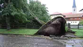 300 Einsätze wegen Unwetter im Raum Traunstein - BR24