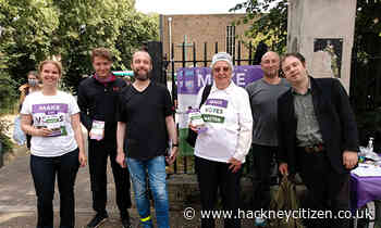 Hackney protesters bang drum for a better voting system - Hackney Citizen