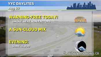 Calgary weather for Monday, Aug. 9 - CTV Toronto