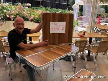 Pas de pass sanitaire? Ce restaurateur azuréen a trouvé l'astuce, il loue ses tables