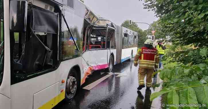 Eine Tote und 13 verletzte Fahrgäste bei Linienbus-Unglück