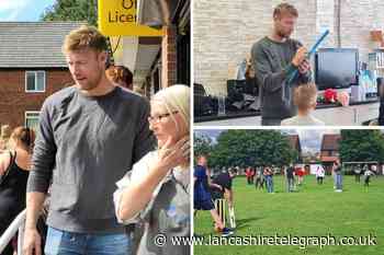 Andrew Flintoff visits Leyland to film BBC documentary
