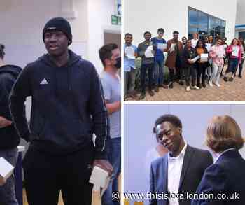 Pupils in Harrow celebrate A-level results success