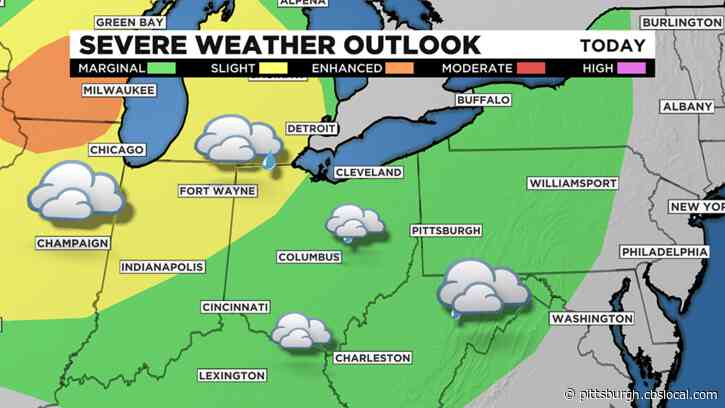 Pittsburgh Weather: Line Of Thunderstorms Heads Towards Area, Bringing Threat Of Severe Weather