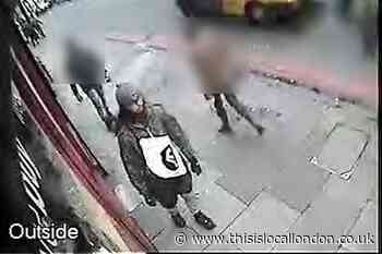 Footage shows final moments of Streatham attacker