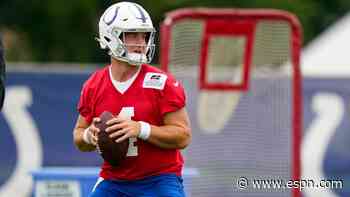 Rookie Ehlinger gains on Eason in Colts QB race