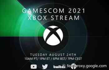Gamescom 2021 Xbox Stream starts August 24th