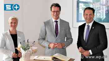 Minister in Neunkirchen: Moderne Radwege werden breiter - Westfalenpost