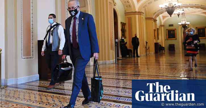 Republicans join Democrats to advance $1tn infrastructure bill – video