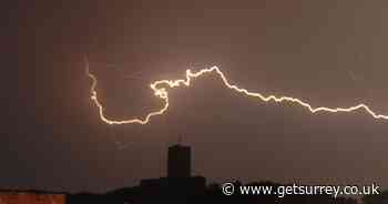 Surrey weather: Guildford, Dorking, Farnham and Chertsey issued with yellow warning for thunderstorms - Surrey Live