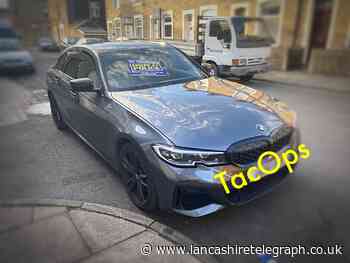 Lancs BMW driver given points and a fine after driving uninsured