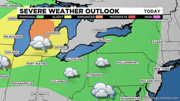 Pittsburgh Weather: Severe Storms Possible Again On Wednesday