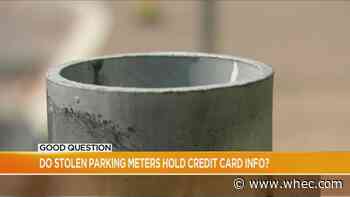 Good Question: Do the stolen parking meters hold credit card info?