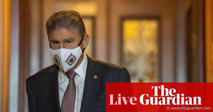 Joe Manchin voices ‘serious concerns’ about $3.5tn budget after Senate approval – live
