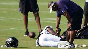 Ravens' Bateman out 'weeks' with leg injury
