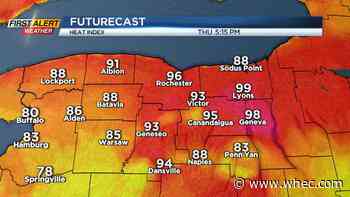 Yellow Alert Thursday for heat and storms