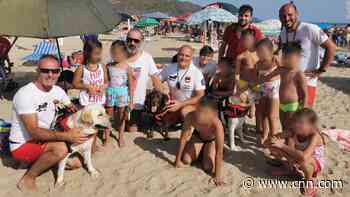 Canine lifeguards save struggling swimmers on Italian beach