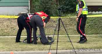 Pedestrian hospitalized after hit and run in southeast Calgary