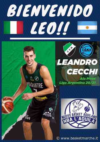 Ufficiale, il Nuovo Basket Aquilano firma l'ala forte argentina Leandro Cecchi - Serie C Gold - Basketmarche.it