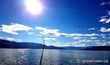 Fishing closure announced for Okanagan; high water temperatures, low levels cited