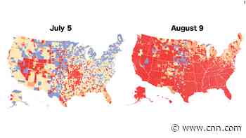 How quickly Covid engulfed the US, again