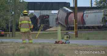 No injuries reported after train derails in southeast Calgary: police